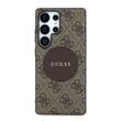 Guess Husa 4G Round Patch Classic Logo MagSafe Samsung Galaxy S25 Ultra Maro