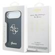 Guess Husa 4G Script Metal Logo iPhone Air Albastru