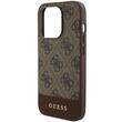 Guess Husa 4G Stripe Logo MagSafe iPhone 15 Pro Maro