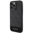 Guess Husa 4G Stripe Logo MagSafe iPhone 15 Pro Negru