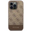 Guess Husa 4G Stripe Logo iPhone 14 Pro Maro