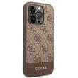 Guess Husa 4G Stripe Logo iPhone 14 Pro Maro