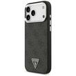 Guess Husa 4G Triangle Logo MagSafe iPhone 17 Pro Max Negru