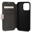 Guess Husa Book PU 4G Metal Logo iPhone 15 Pro Roz