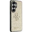 Guess Husa Fixed Glitter 4G Metal Logo Samsung Galaxy S26 Ultra Auriu