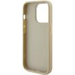 Guess Husa Fixed Glitter 4G Metal Logo iPhone 15 Pro Auriu