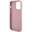 Guess Husa Fixed Glitter 4G Metal Logo iPhone 15 Pro Max Roz