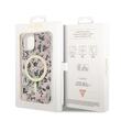 Guess Husa Flowers MagSafe iPhone 14 Roz