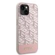 Guess Husa GCube Stripes MagSafe iPhone 14 Roz