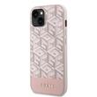 Guess Husa GCube Stripes MagSafe iPhone 14 Roz