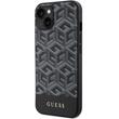 Guess Husa GCube Stripes MagSafe iPhone 15 / 14 / 13 Negru