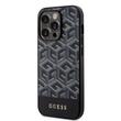 Guess Husa GCube Stripes MagSafe iPhone 15 Pro Max Negru