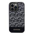 Guess Husa GCube Stripes MagSafe iPhone 15 Pro Negru
