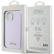 Guess Husa Glitter Full Wrapped iPhone 15 Lilac