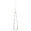 Guess Husa Glitters Script Strap MagSafe iPhone 17 Pro Transparent