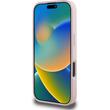 Guess Husa Grained Roses 4G Metal Logo iPhone 16 Pro Roz
