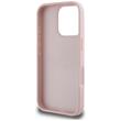 Guess Husa Grained Roses 4G Metal Logo iPhone 16 Pro Roz
