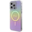 Guess Husa Iridescent Script MagSafe iPhone 15 Pro Roz