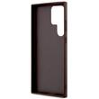 Guess Husa PU 4G Metal Logo Samsung Galaxy S24 Ultra Maro
