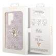 Guess Husa PU 4G Metal Logo Samsung Galaxy S24 Ultra Roz