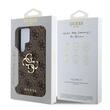 Guess Husa PU 4G Metal Logo Samsung Galaxy S25 Ultra Maro