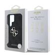 Guess Husa PU 4G Metal Logo Samsung Galaxy S25 Ultra Negru