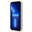 Guess Husa PU 4G Metal Logo iPhone 14 Roz