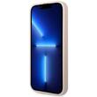 Guess Husa PU 4G Metal Logo iPhone 14 Pro Roz