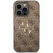 Guess Husa PU 4G Metal Logo iPhone 15 Pro Max Maro