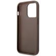 Guess Husa PU 4G Metal Logo iPhone 15 Pro Max Maro