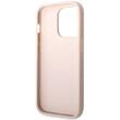 Guess Husa PU 4G Metal Logo iPhone 15 Pro Roz