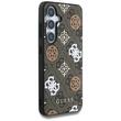 Guess Husa PU 4G Peony MagSafe Samsung Galaxy S25 Maro