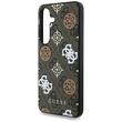 Guess Husa PU 4G Peony MagSafe Samsung Galaxy S25 Maro