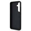 Guess Husa PU Grained 4G Metal Logo Samsung Galaxy S25 Negru