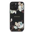 Guess Husa PU Grained Magnolia MagSafe iPhone 16 Pro Max Negru