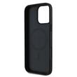 Guess Husa PU Grained Magnolia MagSafe iPhone 16 Pro Max Negru