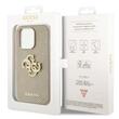 Guess Husa Perforated 4G Glitter Metal Logo iPhone 15 Pro Auriu