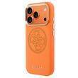 Guess Husa Perforated 4G Logo MagSafe iPhone 17 Pro Max Portocaliu