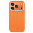Guess Husa Perforated 4G Logo MagSafe iPhone 17 Pro Max Portocaliu