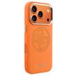 Guess Husa Perforated 4G Logo MagSafe iPhone 17 Pro Max Portocaliu