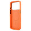 Guess Husa Perforated 4G Logo MagSafe iPhone 17 Pro Max Portocaliu