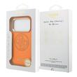 Guess Husa Perforated 4G Logo MagSafe iPhone 17 Pro Max Portocaliu