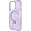 Guess Husa Ring Stand Glitter MagSafe iPhone 15 Pro Mov