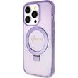 Guess Husa Ring Stand Glitter MagSafe iPhone 15 Pro Mov
