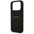 Guess Husa Saffiano Classic Logo MagSafe iPhone 17 Pro Max Negru