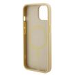 Guess Husa Saffiano MagSafe iPhone 15 Bej