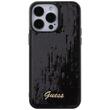 Guess Husa Sequin Script Logo iPhone 15 Pro Max Negru