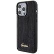 Guess Husa Sequin Script Logo iPhone 15 Pro Negru