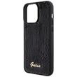 Guess Husa Sequin Script Logo iPhone 15 Pro Negru