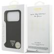 Guess Husa Silicon Triangle Logo MagSafe iPhone 17 Pro Negru